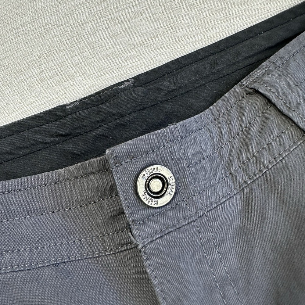 Kuhl Spire Hiking Utility Shorts Womens 8 Gray Outdoor Style 6285 Performance - Picture 3 of 9